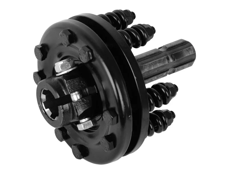 Adapter sprzęgła ciernego 600Nm D=160mm, 6/6 frezów 34.9mm (1 3/8") H-185mm, 1 tarcza cierna