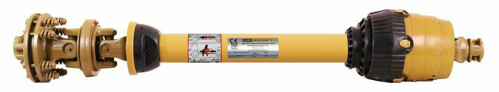 Wał PTO cytrynowy — 27 × 94 / 32 × 76 mm, L=1510 mm, cierny